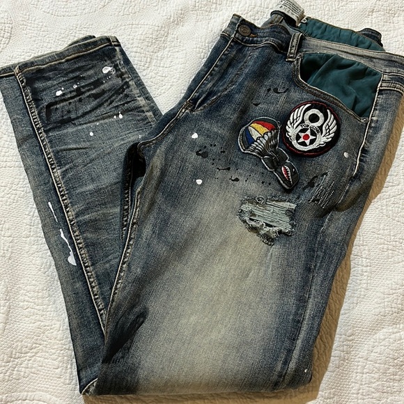 Top Gun Distressed Jeans. Men’s 38 - Picture 1 of 10